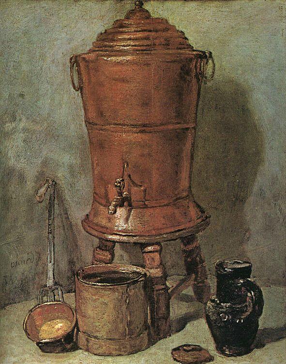 Jean Baptiste Simeon Chardin The Copper Cistern Spain oil painting art